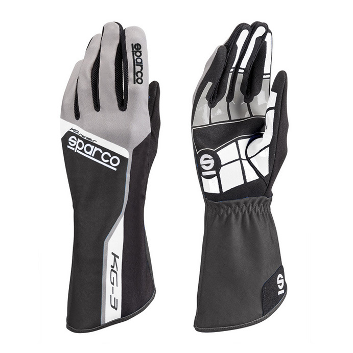 Size Small Sparco Arrow-K White Racing Gloves 9  Go Kart Karting Race 
