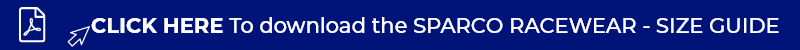  Click Here To download the SPARCO RACEWEAR - SIZE GUIDE 