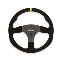 Sparco R350 Suede Steering Wheel No Buttons