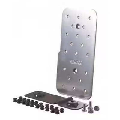 Sparco Dead Pedal Polished Aluminium