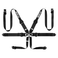 Sparco 6 Point Hans Belt Harness w/ Pull Down