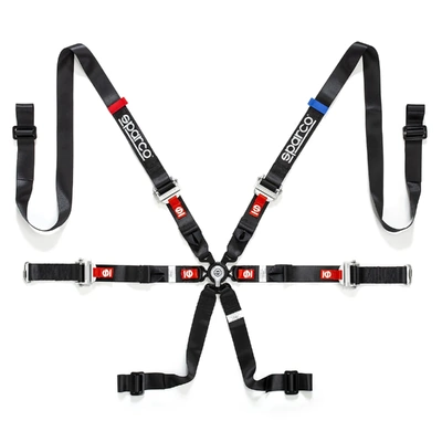 Sparco Pro H-9 Evolution Harness Belt - Black