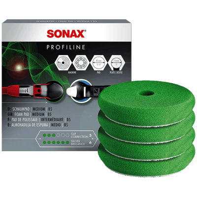 SONAX 3inch Medium Foam Polishing Pad 85mm