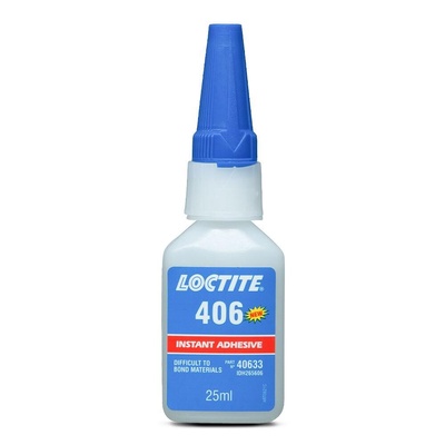 Loctite 406 - Instant Adhesive Low Viscosity Rubber & Plastic 25ML