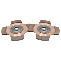 Tilton 7.25" 2-plate Cerametallic Rally Discs, 1"x 23 Spline