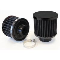 1-3/8" Black Clamp On Breather Filter for Breather Tank