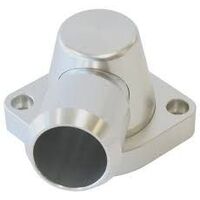 Billet Thermostat Housing - Silver