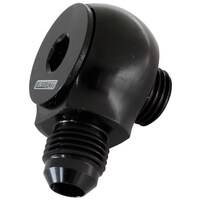 90° Low Profile -8ORB to -6AN Male Adapter