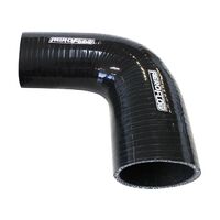 Silicone Hose Reducer 90deg BLK