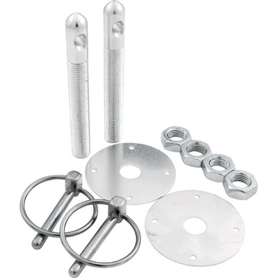 Allstar Aluminum Hood Pin Kit 1/2 inch  - Silver