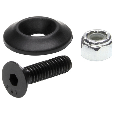 Allstar Countersunk Body Bolt Kit 1/4"-20 x 1" - Black - 50 Pack