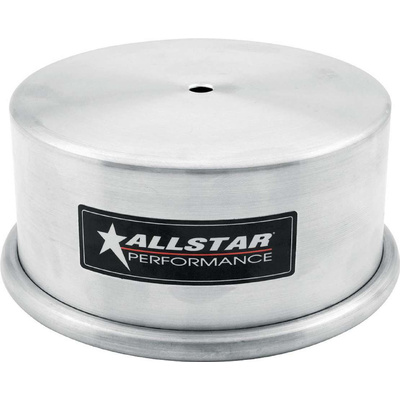 Allstar Carb Hat - Spun Aluminum, 2.5in Tall, 5 1/8in Neck 