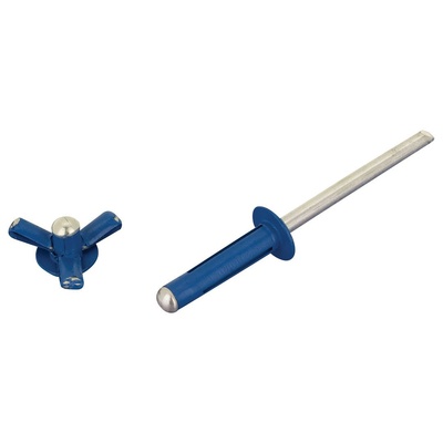 Racing RivetsCHEVRON BLUE TRI-FOLD