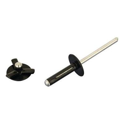 Racing RivetsFLAT BLACK TRI-FOLD EXPLODING