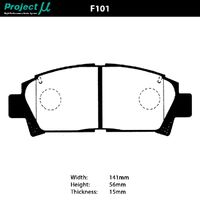 Project Mu Brake Pads - F101 (Street Performance)