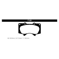 Project Mu Brake Pads - F108 (Street Performance)