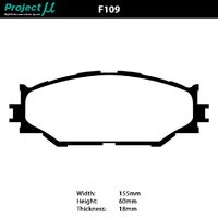 Project Mu Brake Pads - F109 (Street Performance)