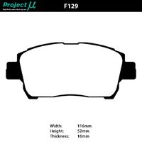 Project Mu Brake Pads - F129 (Street Performance)