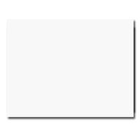 White Rectangle Number Background 20x18" (508x457mm) 