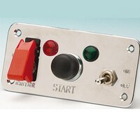 Starter Switch Panel with Lights, 1 ACC
