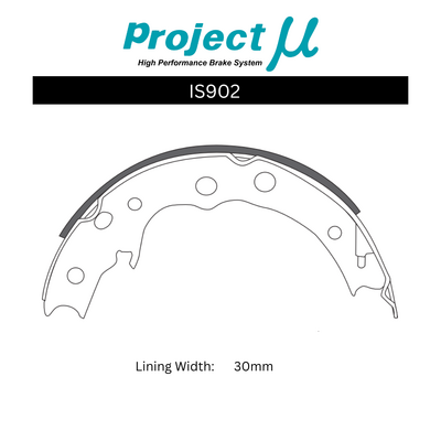 Project Mu Hand Brake Shoe - IS902 (Street)