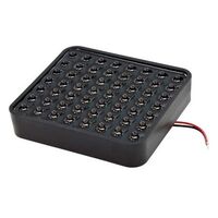 Square Red LED Rain Light (MSA Approved)