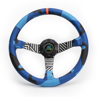 Max Papis Innovations/ Vaughn Gittin Jr Fun Haver H60 Wheel Steering Wheel - Blue