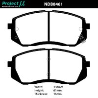 Project Mu Brake Pads - NDB8461 (Street & Track)
