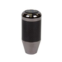 Universal Fatboy Style Shift Knob with Carbon Fiber Ring