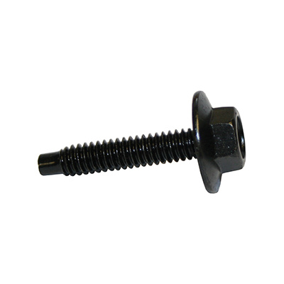 PANELfast 1/4"-20 x 1-1/4" Flanged Body Bolt - Black - 25 Pack