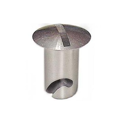 Panelfast DZUS Fastener - Aluminium Oval Head 5/16" 0.500 Grip Black