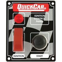 QuickCar Ignition Control Panel w/ Flip Ingnition, Starter Button, & Pilot Light