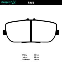 Project Mu Brake Pads - R456 (Street & Track)