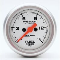 Autometer Ultra-Lite 2-1/16" Fuel Pressure Guage