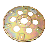 RTS Trans Flexplate 168T Ext Bal 1PC Rear Main Late SB Chev Gold Zinc Each