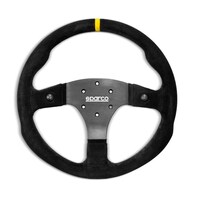 Sparco 350mm Suede Steering Wheel w/ Buttons