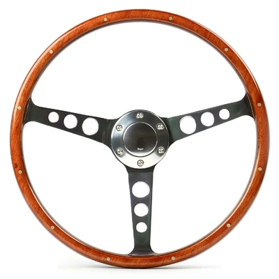 SAAS Classic Wooden Steering Wheel – ADR 380mm