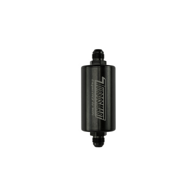 Turbosmart Billet Fuel Filter Inline 10um -8AN - Black