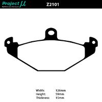 Project Mu Brake Pads - Z2101 (Street & Track)