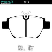 Project Mu Brake Pads - Z217 (Street & Track)