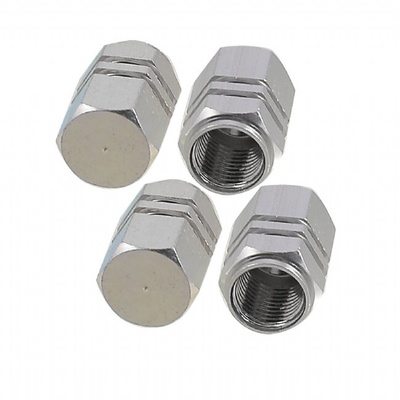 Aluminium Valve Cap - 4PK