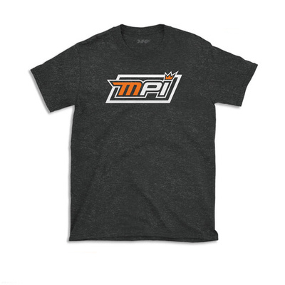 MPI Orange Logo T-Shirt - Dark Grey