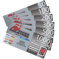 Racer Industries Gift Vouchers $50-$1000