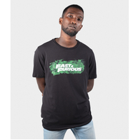 Sparco Fast & Furious Black And Green T-Shirt (01307FFNRVD)